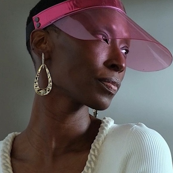 ALEXIS BITTAR • Gold Crystal Encrusted Molten Dot Liquid Link Earrings - Picture 8 of 9